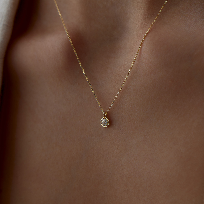 Oktagon Multi Stone Kolye - 3