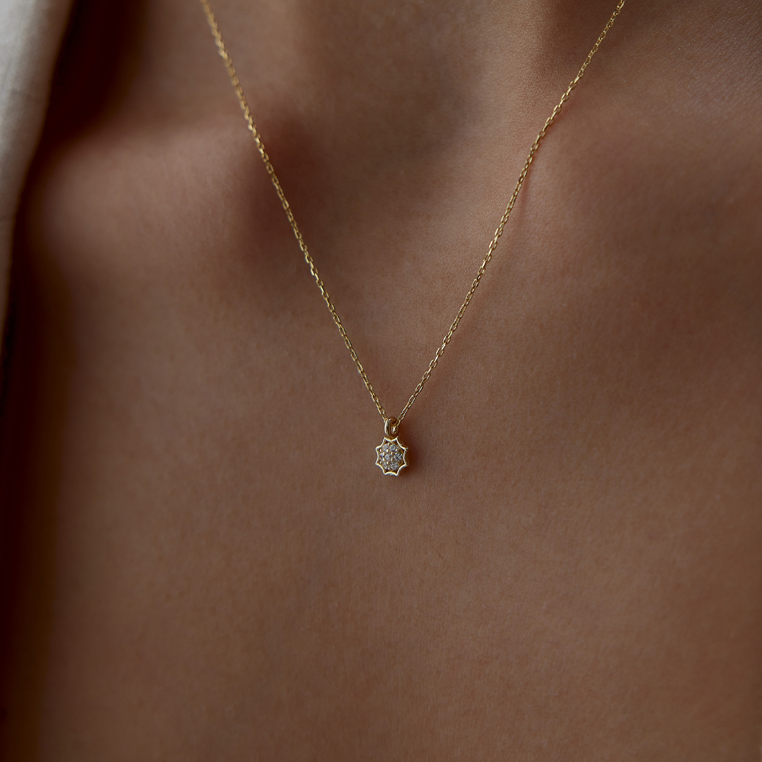 Oktagon Multi Stone Kolye - 3