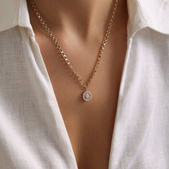 Olimpia Trapez Kolye - Rayna (1)