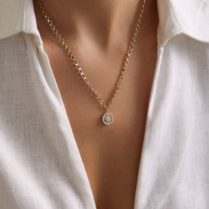 Olimpia Trapez Kolye - 2