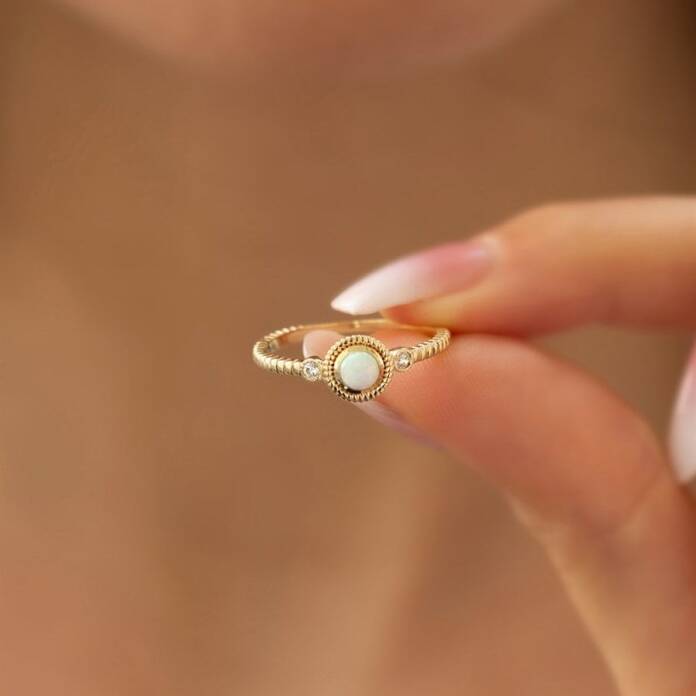 Opal Ay Taşı Yüzük - 2