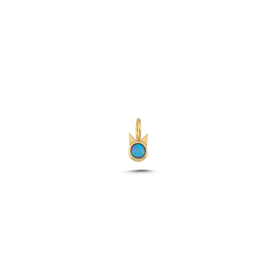 Opal Mavi Taşlı Charm - 1