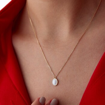 Opal Taşlı Kolye - 3