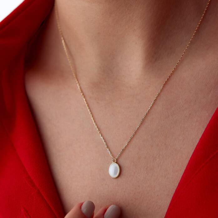 Opal Taşlı Kolye - 3