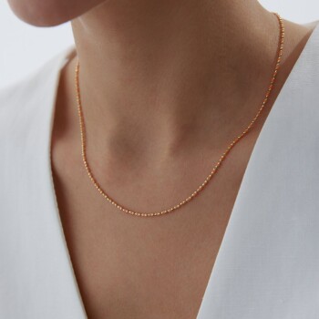 Orange Mineli Golf Zincir - Melike (1)