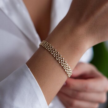 Örgü Kalın Bileklik - C.sümer