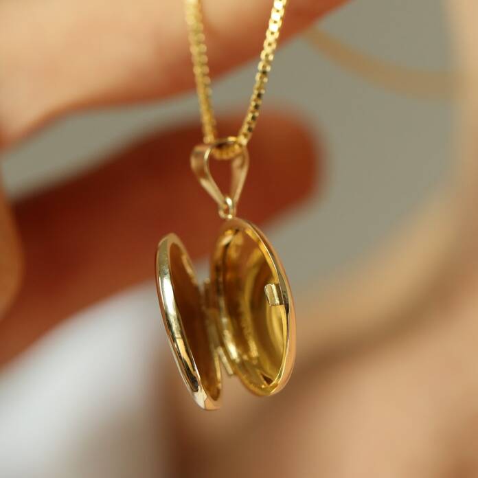 Oval Kapaklı Kolye - 1