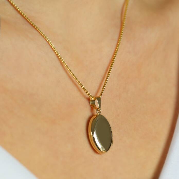 Oval Kapaklı Kolye - 2