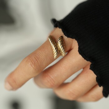 Oval Labirent Yüzük - Rayna