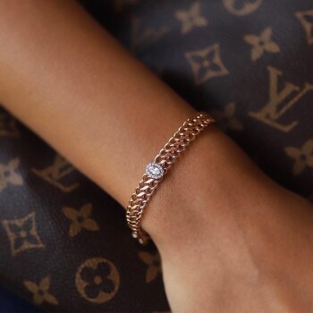 Oval Taşlı Viyana Bileklik - Alen