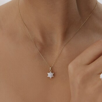 Oval Tektaş Çiçek Set - Oragold Orhan