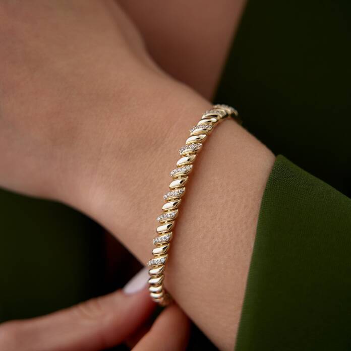 Parça Taşlı Spaghetti Bileklik - 1