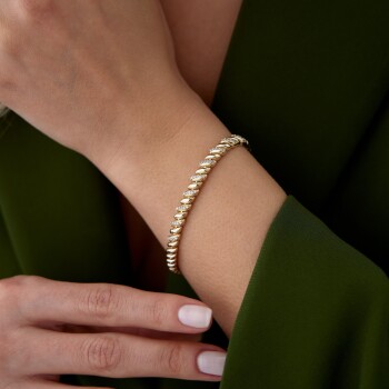 Parça Taşlı Spaghetti Bileklik - Garo (1)