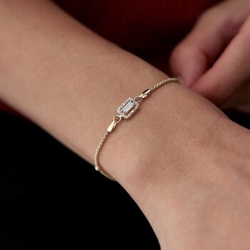 Parçalı Baget Hila Bileklik - Nüans (1)