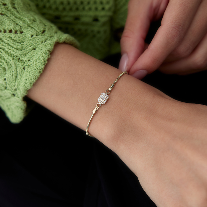 Parçalı Baget Hila Bileklik - Nüans (1)