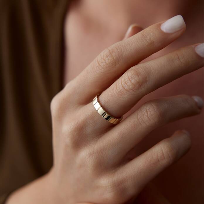 Parçalı Chocolate Yüzük - 1