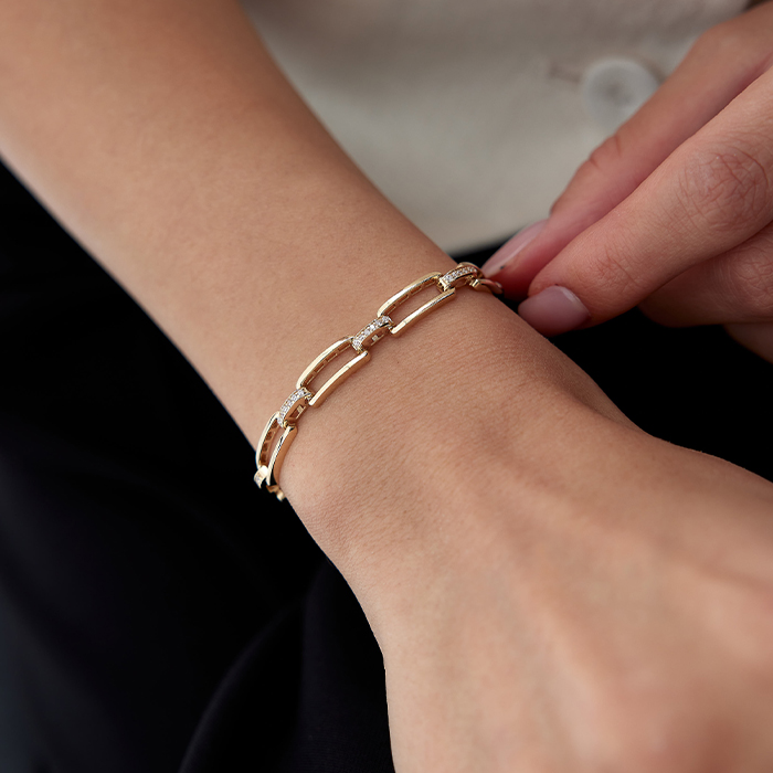 Parçalı Kordon Bileklik - Rayna (1)