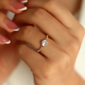 Parlak Düş Baget Taşlı Yüzük - Gökhan Bera (1)