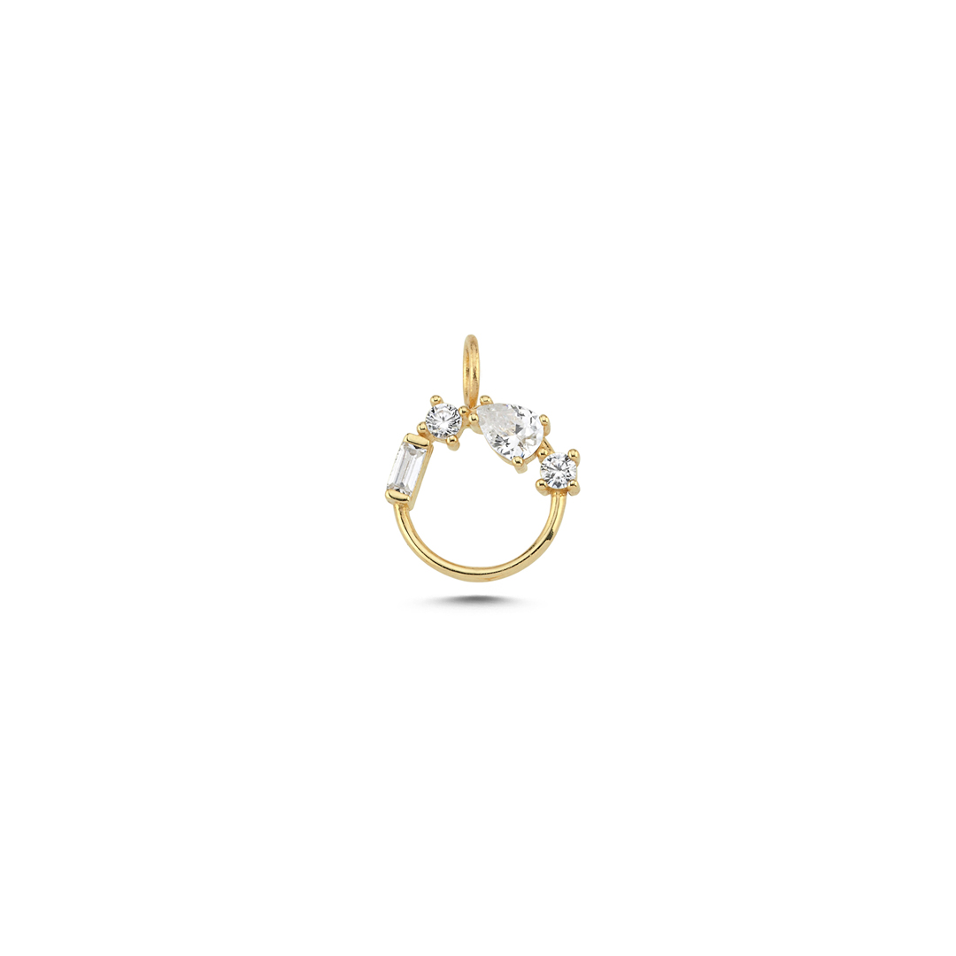Parlak Yarım Halka Charm - 1