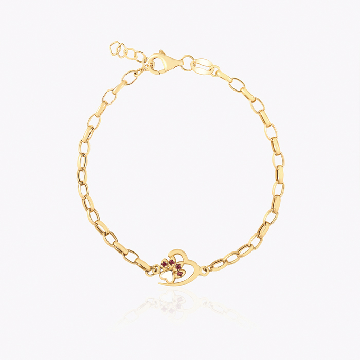 Pati Kalp Çocuk Bilekliği - Melike