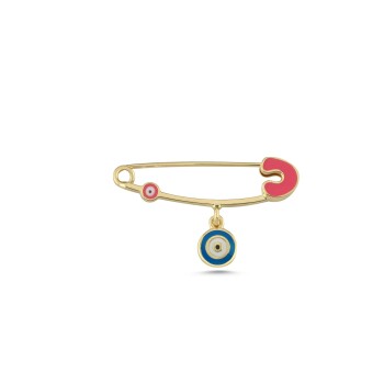 Pembe Detay Nazar Bebek İğnesi - Melike