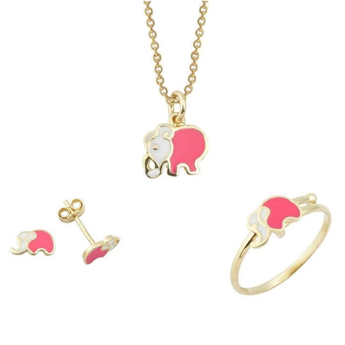 Pembe Fil Çocuk Seti - 1