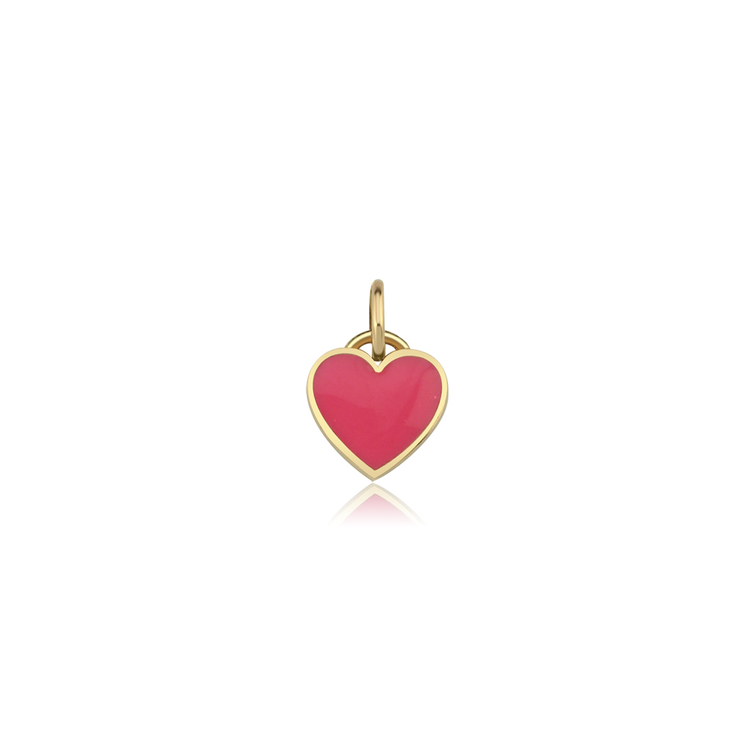 Pembe Kalp Charm - 1
