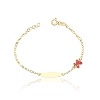 Pembe Kelebek Çocuk Künyesi - Melike