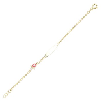 Pembe Nazarlı Emzik Çocuk Künyesi - Melike