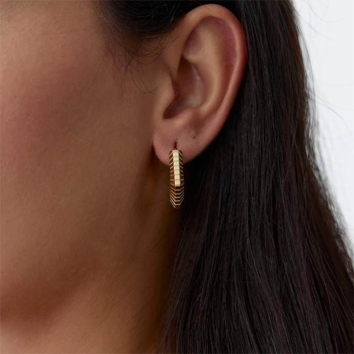 Penta Çizgi Küpe - Rayna (1)