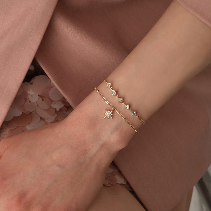 Pera Altın Bileklik - Rayna