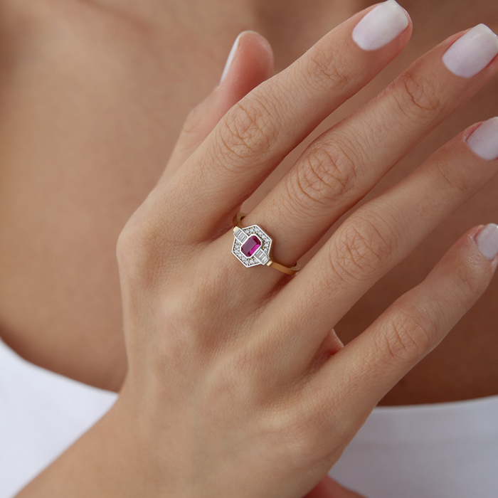 Pink Ares Yüzük - Cemart (1)