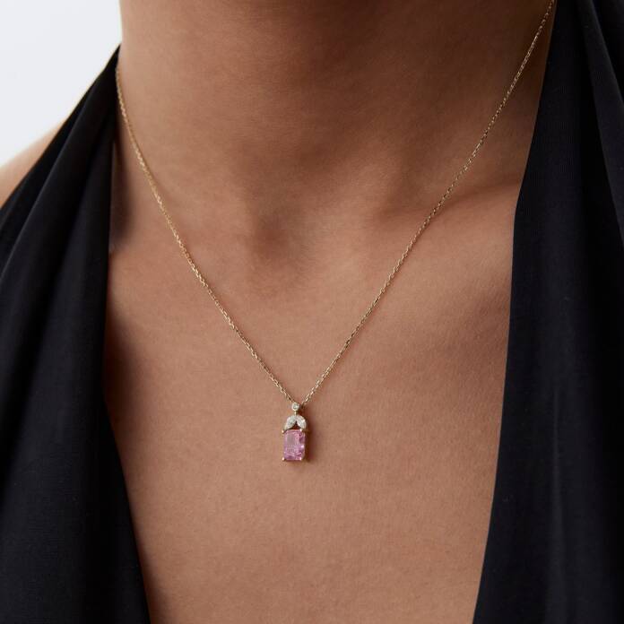 Pink Baget Kolye - 2