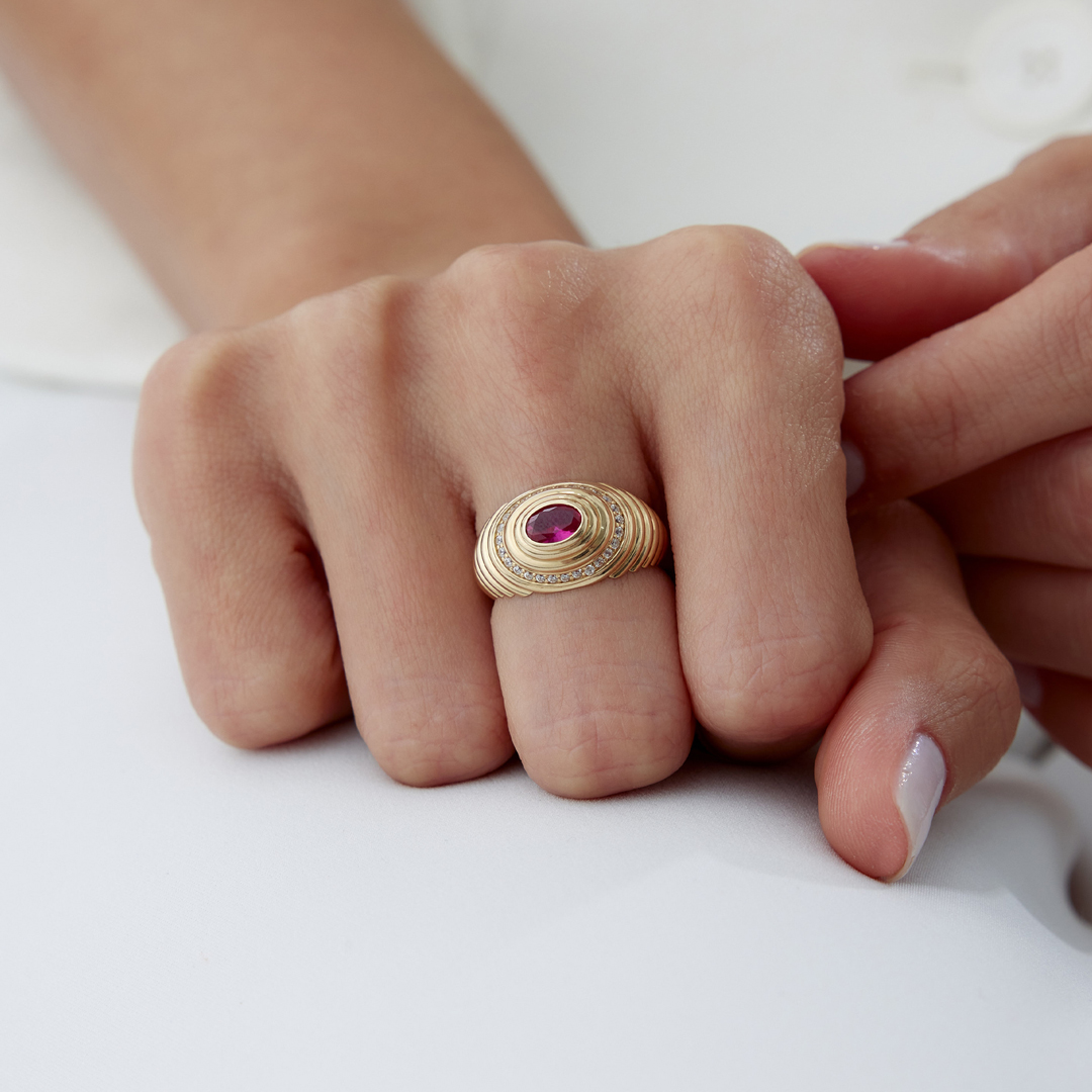 Pink Cosmos Yüzük - 1