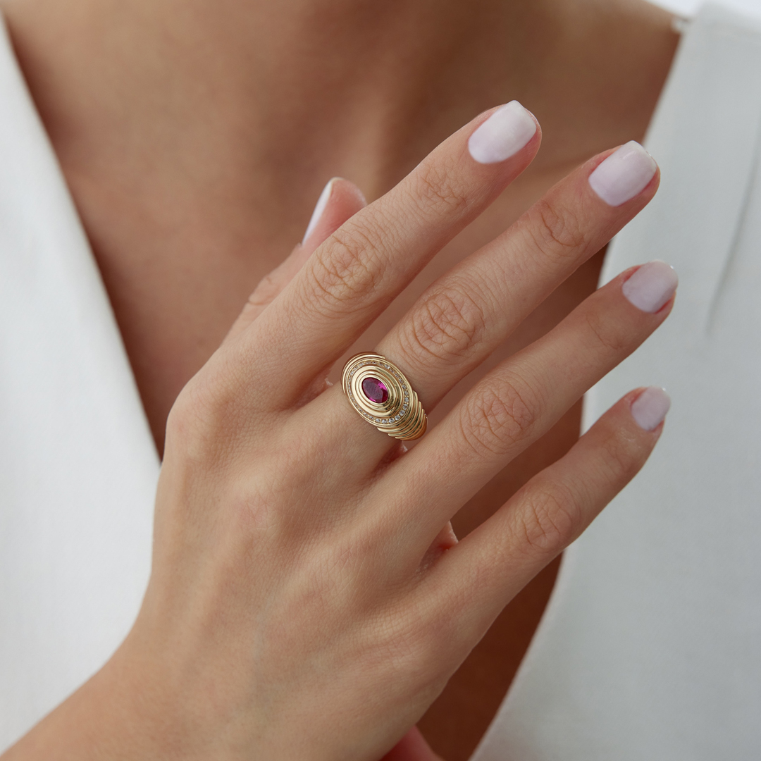 Pink Cosmos Yüzük - 3
