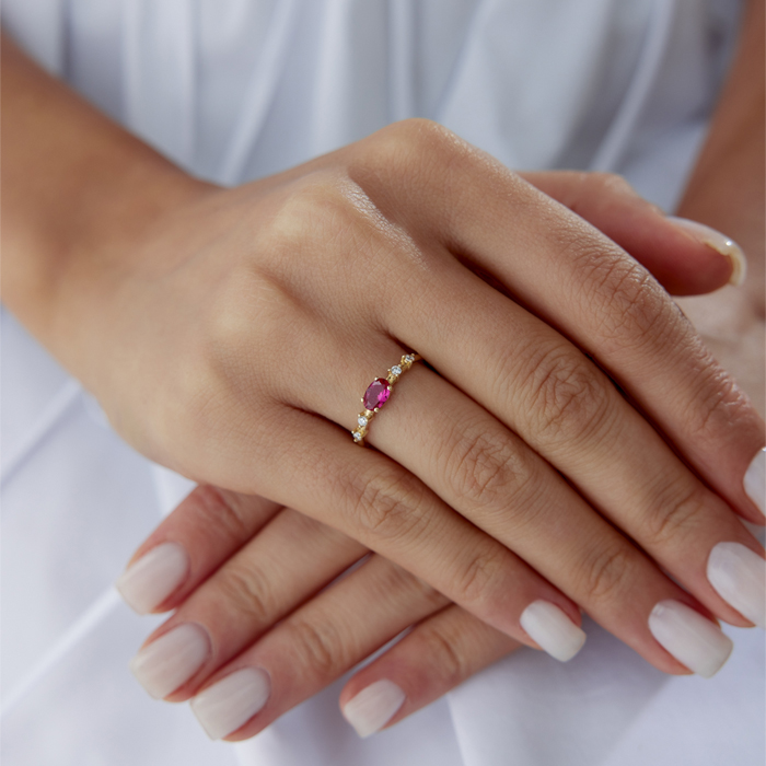 Pink Fiorent Yüzük - Ali Altınbas