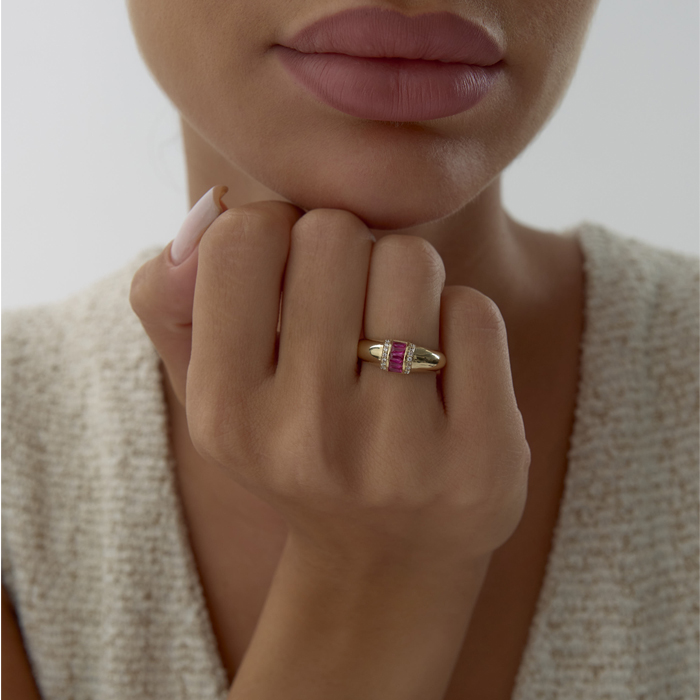 Pink Glow Lumina Yüzük - Gökhan Bera