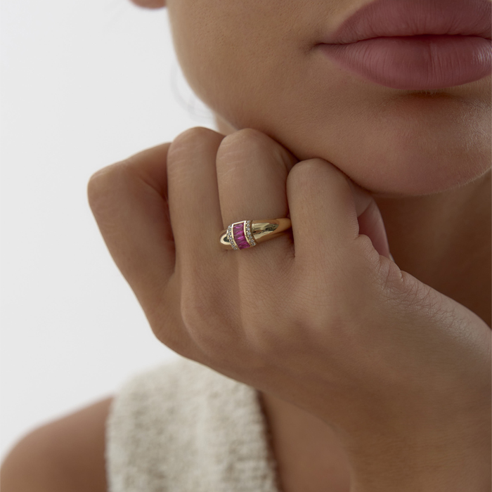 Pink Glow Lumina Yüzük - Gökhan Bera (1)