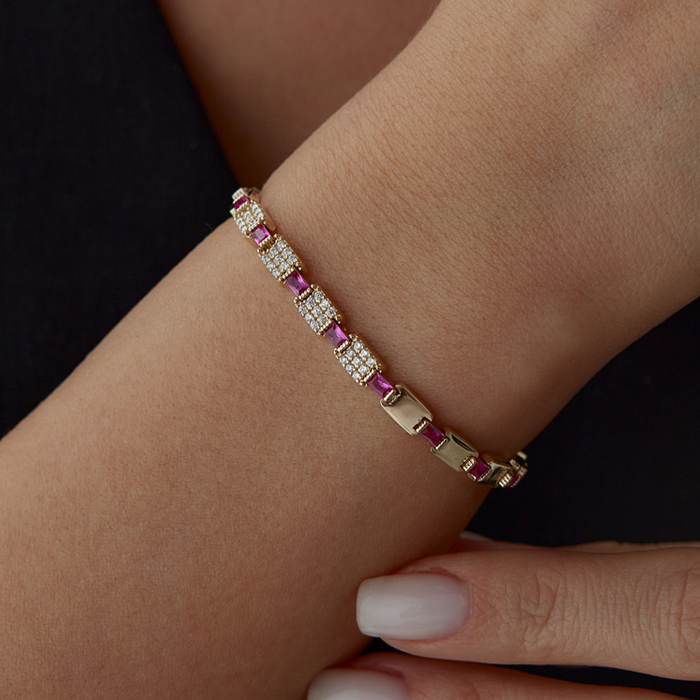 Pink Lily Bileklik - Cemart