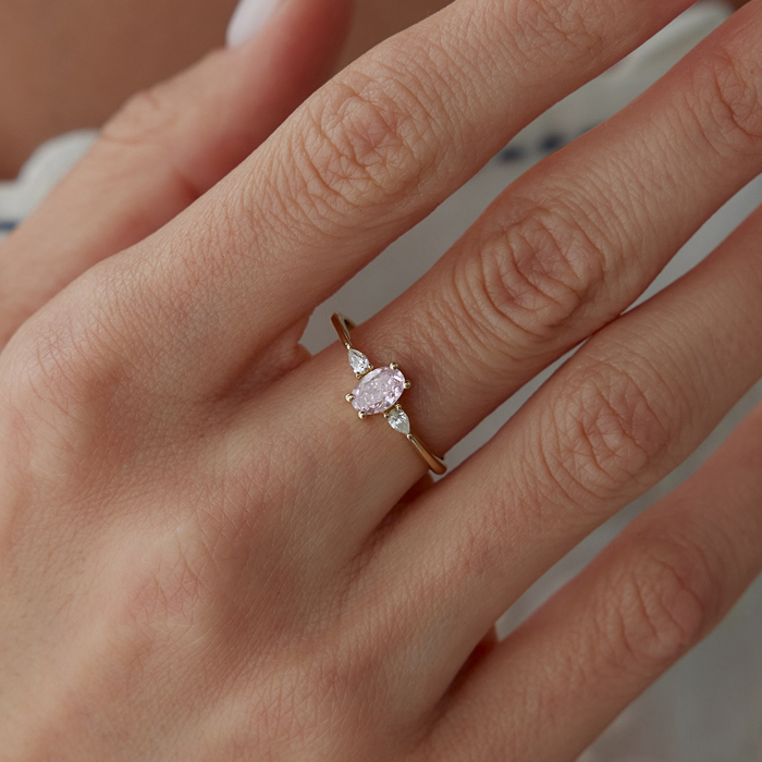 Pink Pure Yüzük - Simoro (1)