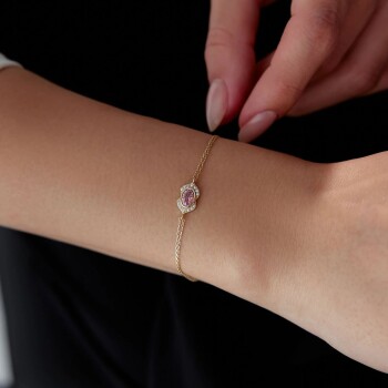 Pink Roof Bileklik - Rayna