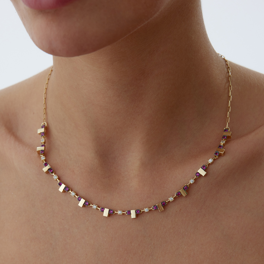 Pink Stone T Set - 3