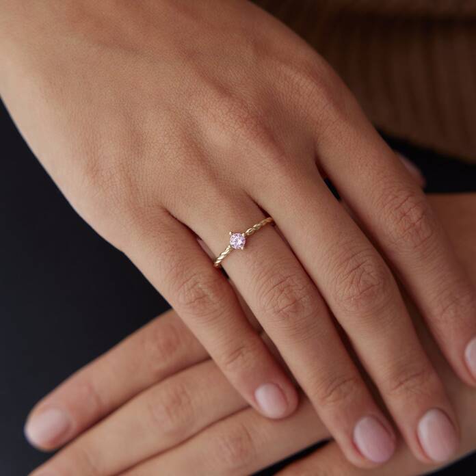 Pink Stone Yüzük - 2