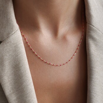 Pink Straf Zincir - Ador