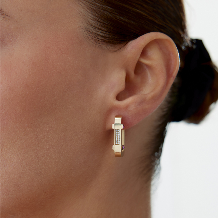 Pink Wish Ataç Küpe - Rayna