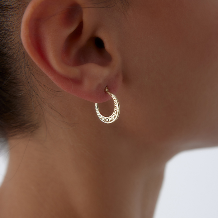 Piramit Nite Halka Küpe - Koçak (1)