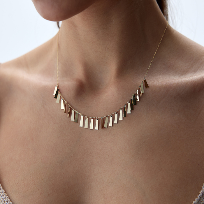 Piramit Pul Kolye - Rayna (1)