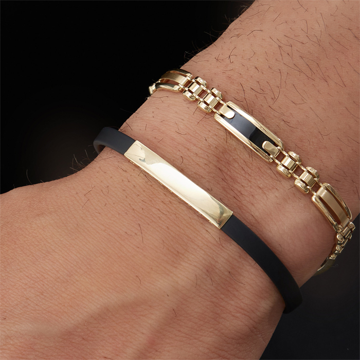 Plaka Rubber Erkek Bileklik - 4