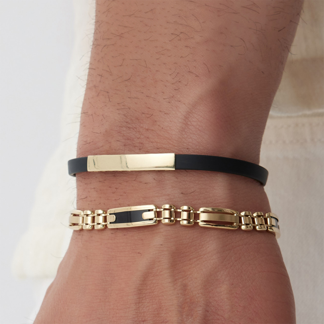 Plaka Rubber Erkek Bileklik - 3