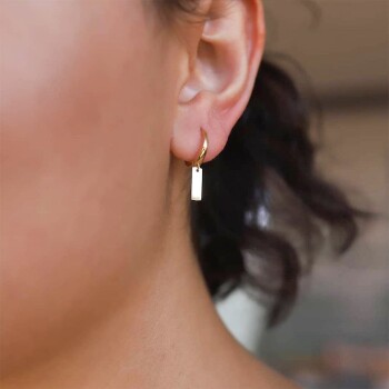 Plaka Sallantılı Küpe - Rayna